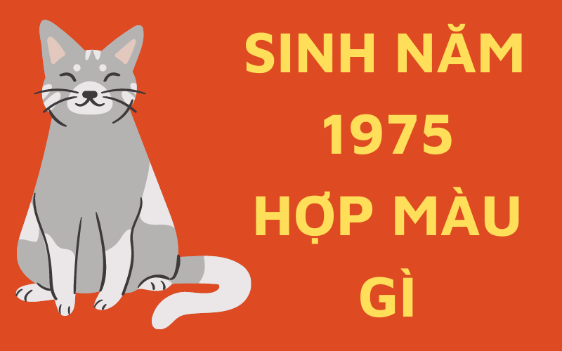 Người sinh năm 1975 hợp và kỵ màu nào