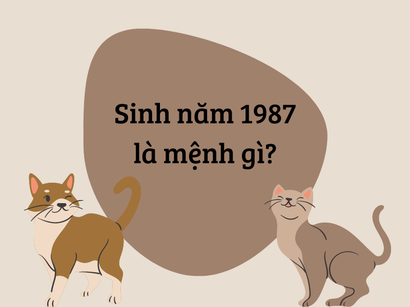 sinh năm 1987 mệnh gì