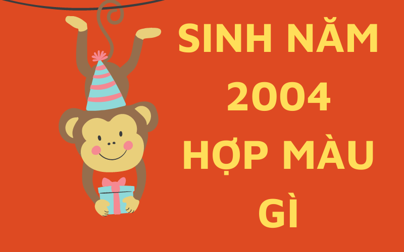 Sinh năm 2004 hợp màu gì?