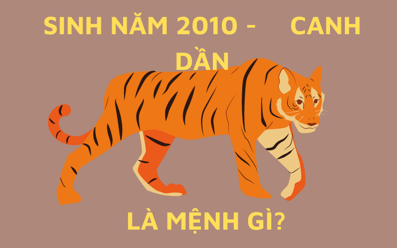 Sinh năm 2010 mệnh gì?