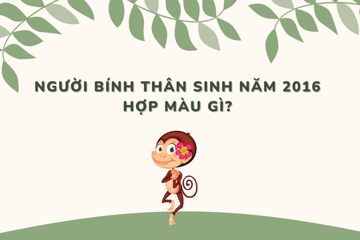 Sinh năm 2016 mệnh gì và tuổi gì