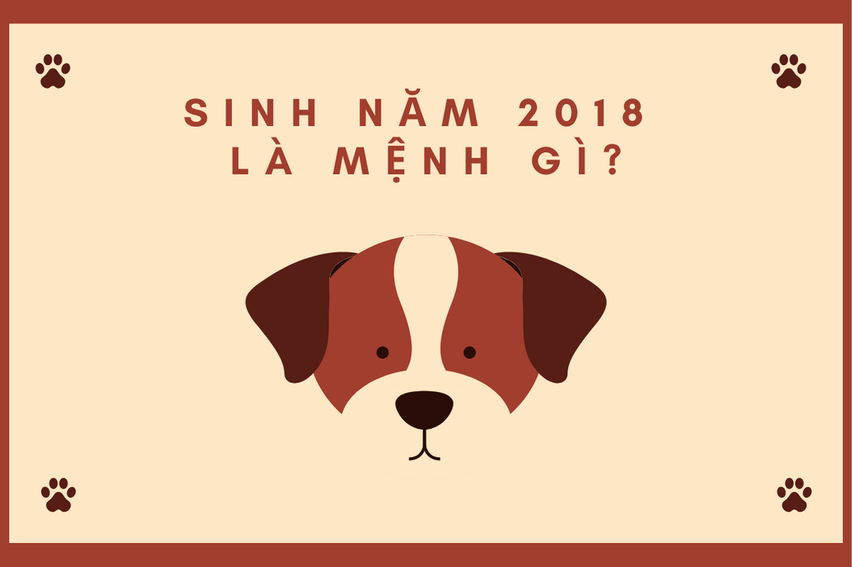 Sinh năm 2018 là mệnh gì